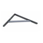 Fepre Escuadra de Acero Fortex Gris Plata 20 x 30 cm Alta Resistencia