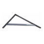 Fepre Escuadra Fortex de Acero Gris Plata 25 x 40 cm 240 kg