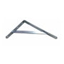 Fepre Fortex Escuadra de Acero Zincado 20 x 30 cm, Peso Máximo 300 kg (2 uds)