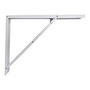 Fepre Abat-Plan Escuadra de acero plegable blanca 40x52 cm 400 kg