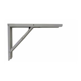 Fepre Escuadra Plegable Abatible de Acero Plata 30 x 40 cm Alta Resistencia