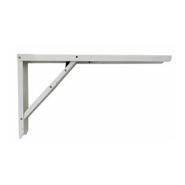 Fepre Escuadra Plegable Abatible de Acero Blanco 30 x 52 cm Alta Resistencia