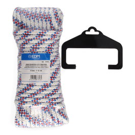 Edm Cuerda driza poliéster alta tenacidad tricolor 8 mm x 15 m