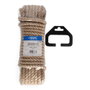 Edm Cuerda Yute Natural 3 Cabos Calibre 8 mm x 10 m Biodegradable