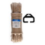 Edm Cuerda de yute natural 3 cabos calibre 10 mm x 10 m