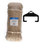 Edm Cuerda de yute natural 3 cabos calibre 10 mm x 20 m