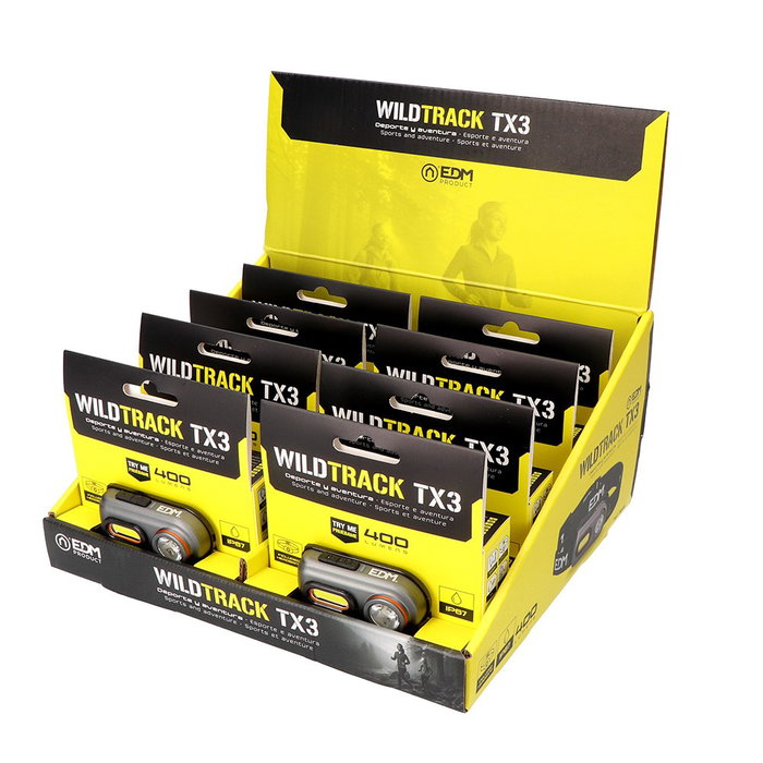 Edm Wildtrack TX3 Linterna Led Frontal Recargable Edm Wildtrack TX3 Linterna Led Frontal Recargable