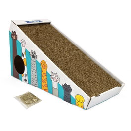 Nayeco Skatecat Rascador Triangular con Catnip