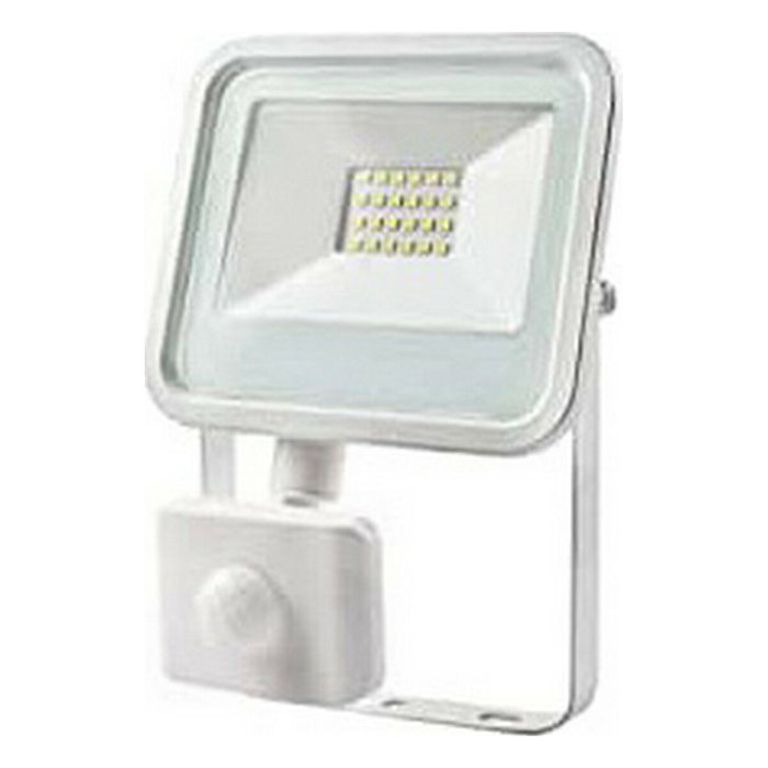 Edm Foco proyector led con sensor de presencia 20 w, 1520 lm, 6400 k, luz fría