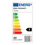 Edm Foco proyector LED con sensor de presencia 30 W, 2370 lm, luz fría