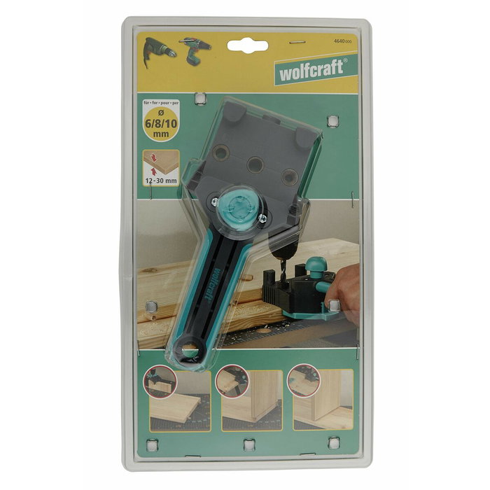 Wolfcraft Dowelmaster Plantilla para Espigas 6/8/10 mm Wolfcraft Dowelmaster Plantilla para Espigas 6/8/10 mm