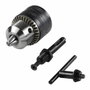 Wolfcraft Set de Portabrocas 1,5 - 13 mm con Adaptador SDS-plus y Llave S 2 A