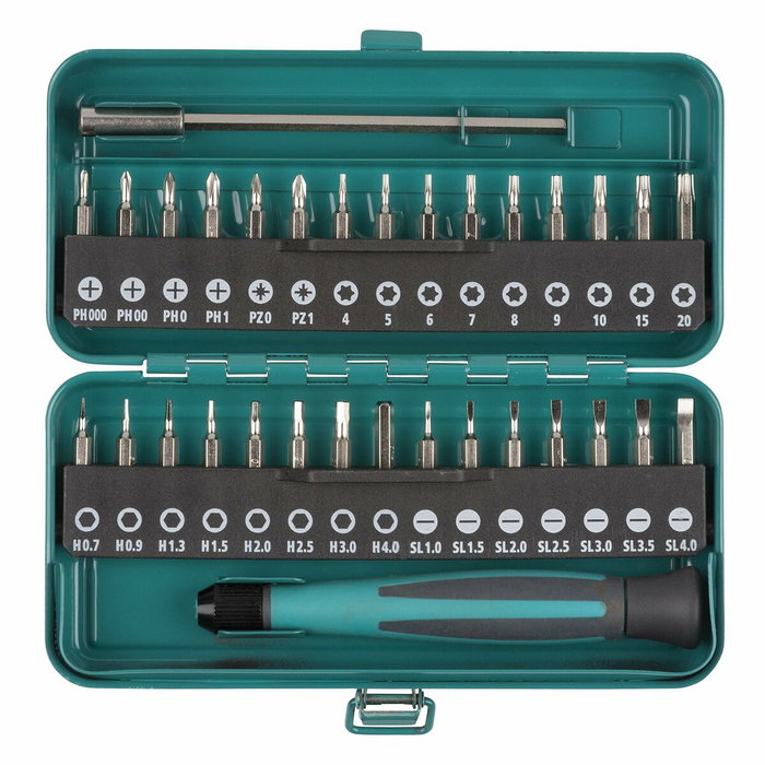 Wolfcraft Juego de 32 micropuntas de precisión