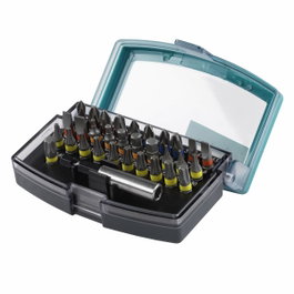 Wolfcraft Juego de 31 Puntas Solid con Portapuntas Magnético