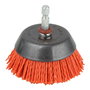 Wolfcraft Cepillo de Copa de Nylon Ø65 mm Vástago Hexagonal 1/4" Profesional/Doméstico