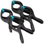 Wolfcraft Pinza de resorte, 30 mm, pack 4 uds