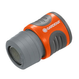 Gardena Conector Difusor para Grifo con Rosca con Chorro Difuminado de Polipropileno Anti UV y Anti Hielo Gris/Naranja