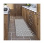 Croma Collection Alfombra vinílica Hidra topo 60 x 200 cm Topo - turquesa