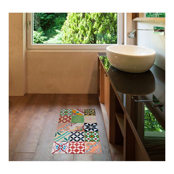 Croma Collection Alfombra Vinílica Mosaico Color 45 x 75 cm