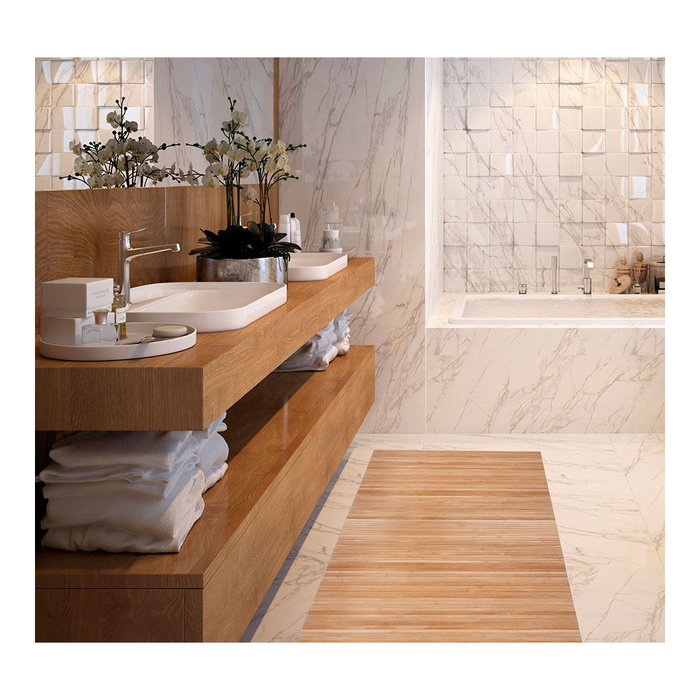 Bamboo Cool Alfombra de Bambú Natur 160 x 240 cm Antideslizante Interior/Exterior