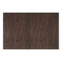 Bamboo Cool Alfombra de bambú wengué 160 x 240 cm antideslizante interior/exterior 100% poliéster