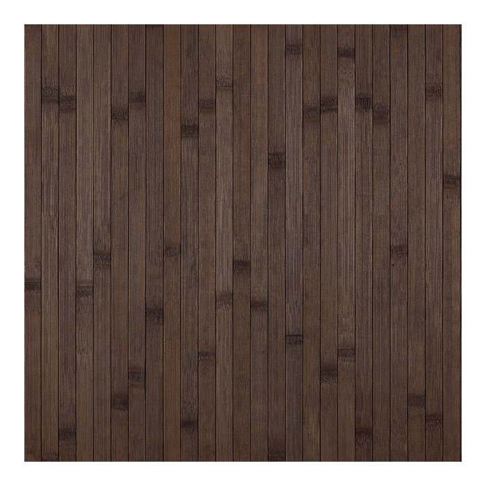 Bamboo Cool Alfombra de bambú wengué 160 x 240 cm antideslizante interior/exterior 100% poliéster