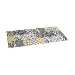 Cintacor - Stor Planet Alfombra vinílica Croma patch gris-ambar 50 x 140 cm