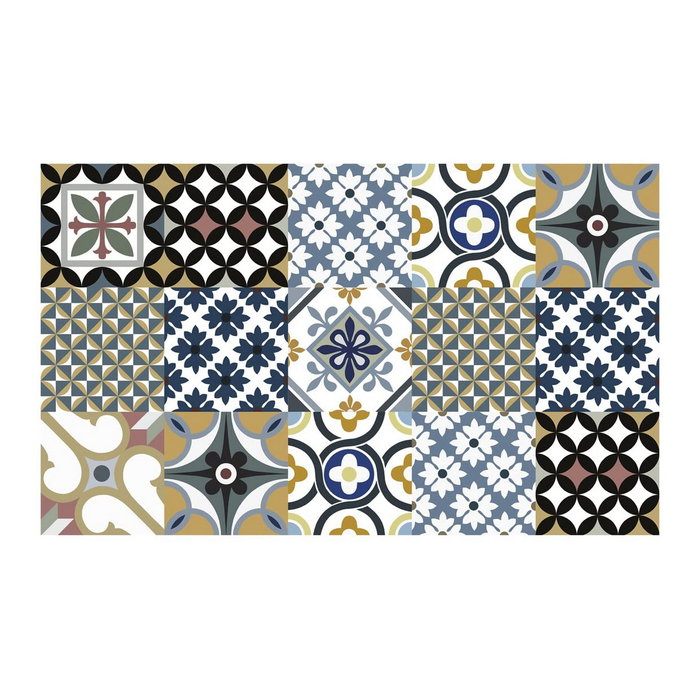 Cintacor - Stor Planet Alfombra vinílica hidráulico, Azul estampado, 45 x 75 cm Cintacor - Stor Planet Alfombra vinílica hidráulico, Azul estampado, 45 x 75 cm