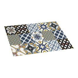 Cintacor - Stor Planet Alfombra vinílica hidráulico, Azul estampado, 45 x 75 cm