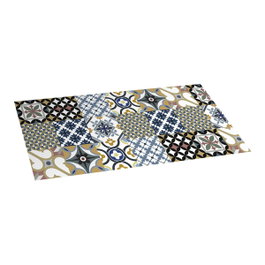 Cintacor - Stor Planet Alfombra vinílica hidráulico, 50 x 110 cm, Azul estampado