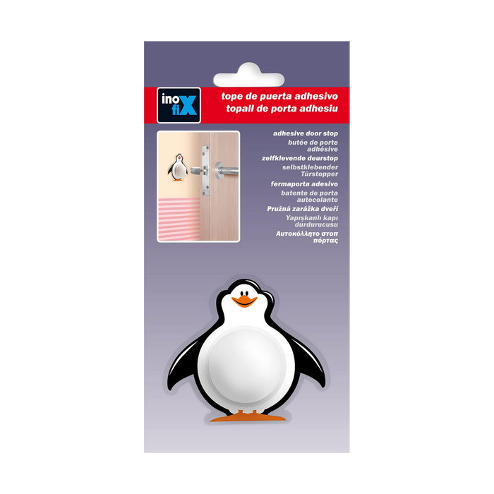Inofix Tope de pared infantil adhesivo modelo pingüino Inofix Tope de pared infantil adhesivo modelo pingüino
