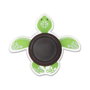 Inofix Tope de pared infantil adhesivo modelo tortuga verde