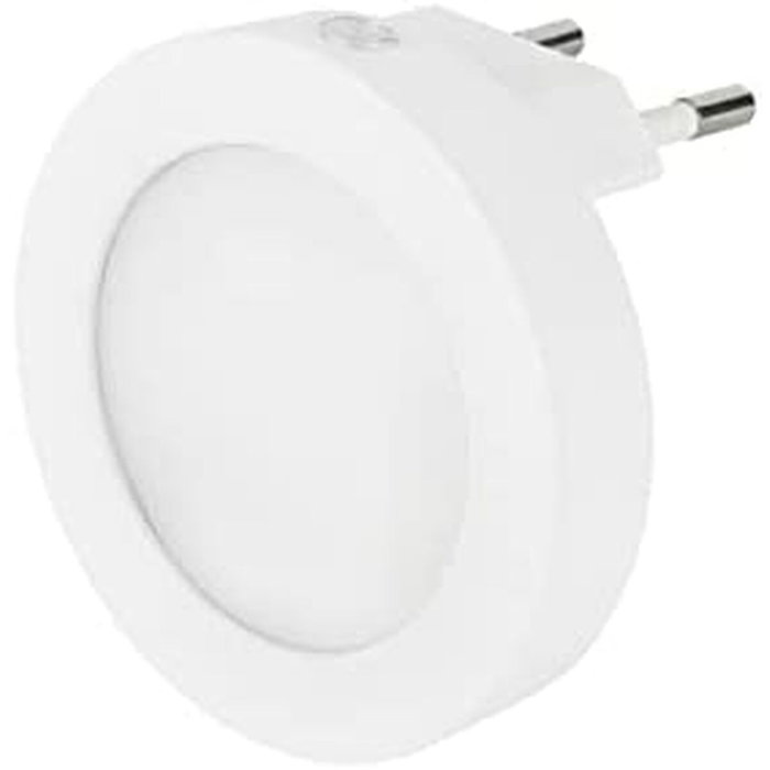 Edm Piloto noche LED redondo 0,5 W 5 lm 4000 K con sensor crepuscular