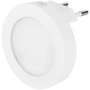Edm Piloto noche LED redondo 0,5 W 5 lm 4000 K con sensor crepuscular