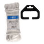 Edm Cuerda de goma elástica blanca calibre 6 mm x 10 m