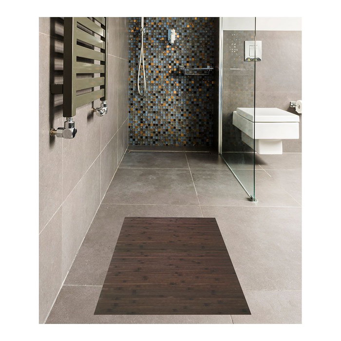 Cintacor - Stor Planet Alfombra de Bambú Wengué 60 x 90 cm Antideslizante Poliester Interior Exterior Cintacor - Stor Planet Alfombra de Bambú Wengué 60 x 90 cm Antideslizante Poliester Interior Exterior