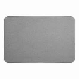 5Five Alfombra de baño de diatomita Gris 60 x 39 x 1 cm
