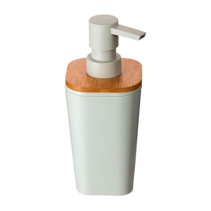 5Five Dispensador de jabón Natureo Blanco/bambú Poliestireno/bambú para Baño Colección Natureo 5Five Dispensador de jabón Natureo Blanco/bambú Poliestireno/bambú para Baño Colección Natureo