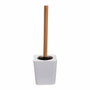5Five Escobillero WC de bambú-blanco colección Natureo