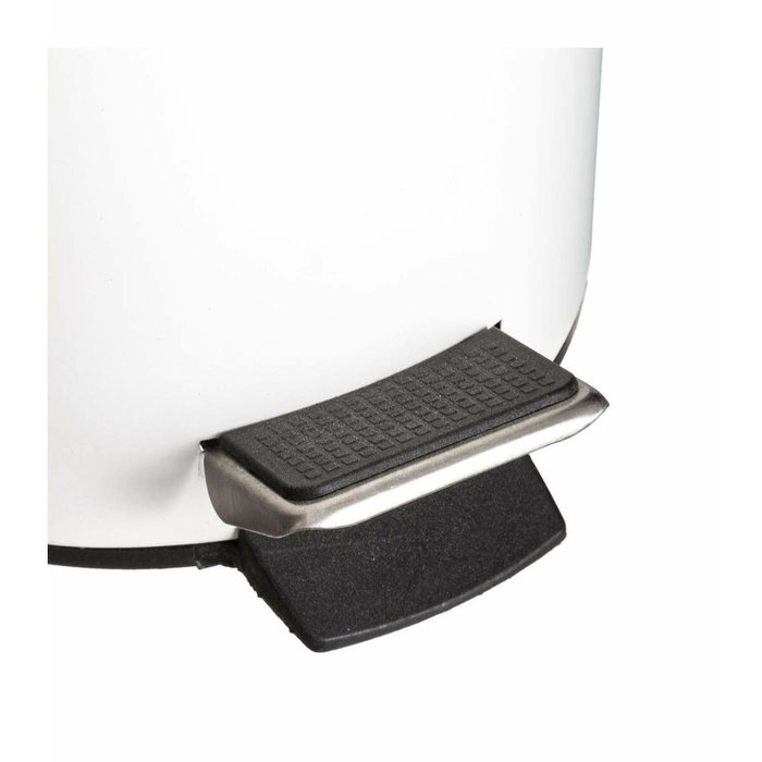 5Five Papelera pedal bambu-blanco 3 l Natureo