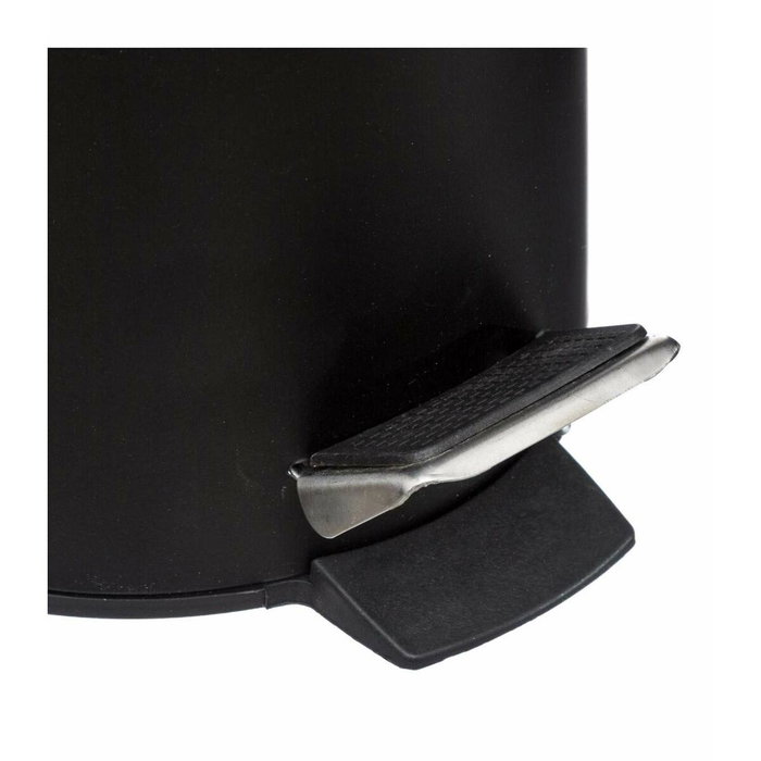 5Five Papelera pedal bambu-negro 3 l Natureo
