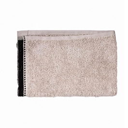 Atmosphera Toalla de baño Joia 30 x 50 cm - 100% algodón, color lino, densidad 550 g/m2