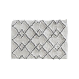 5Five Alfombra de Baño Étnica Gris 50 x 75 cm