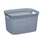 5Five Cesto para ropa 25 l, Gris 41,5 x 31,2 x 25,7 cm