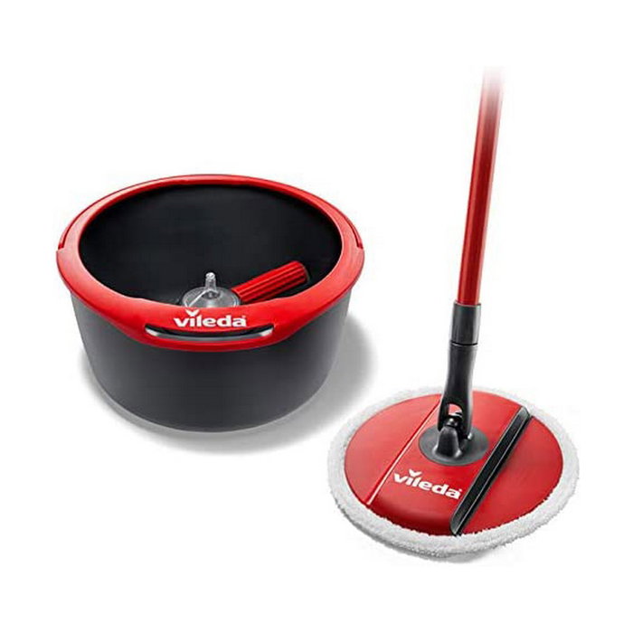 Vileda Spin & Clean Sistema de Fregado Giratorio con Rodillo