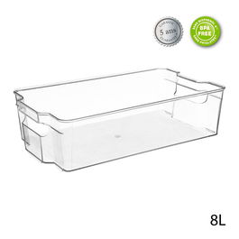 5Five Organizador para Frigorífico Nevera 8L 37 x 22 x 10 cm Transparente Tereftalato de Polietileno (PET)