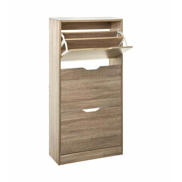 5Five Zapatero de madera color natural 115 x 60 x 24 cm