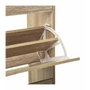 5Five Zapatero de madera color natural 115 x 60 x 24 cm