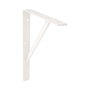Amig Escuadra de acero blanco 30 x 22,5 cm