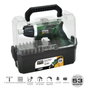 Koma Tools Kit de atornillador recargable 3,6 V con 53 accesorios